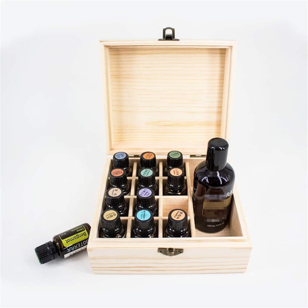 12+1 木盒 15ml精油瓶 椰子油